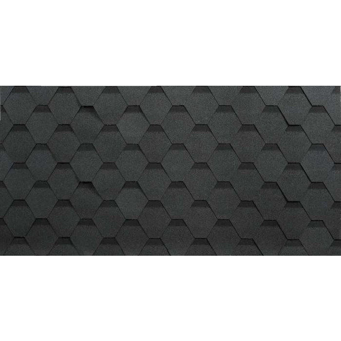 Гибкая черепица однослойная Технониколь Шинглас Оптима Серый